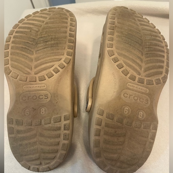 CROCS Beige Women's Mules - Picture 9 of 9